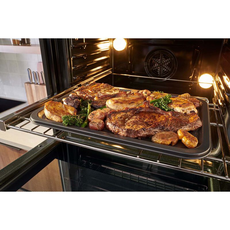 Bosch 800 Series 30 in. 9.2 cu. ft. Top Control Electric Double Wall Oven with True European Convection - Stainless Steel, , hires