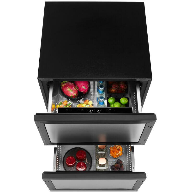 JennAir 24 in. 4.7 cu. ft. Double Refrigerator Drawers - Custom Panel Ready, , hires