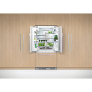 Fisher & Paykel Series 7 36 in. 16.8 cu. ft. Built-In Smart Counter Depth French Door Refrigerator with Ice Maker - Custom Panel Ready, , hires