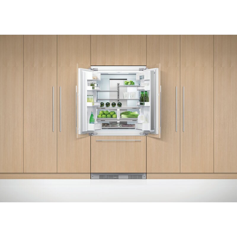 Fisher & Paykel Series 7 36 in. 16.8 cu. ft. Built-In Smart Counter Depth French Door Refrigerator with Ice Maker - Custom Panel Ready, , hires