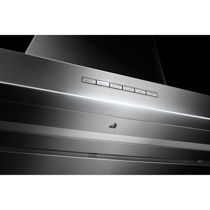 JennAir 36 in. Convertible Chimney Style Range Hood with 585 CFM, 3 Fan Speeds & 1 LED Light - Stainless Steel, , hires