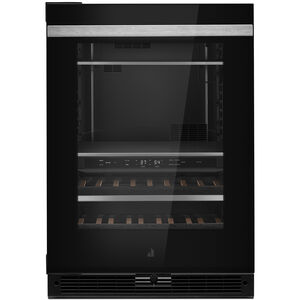 JennAir Noir Series 24 in. 5.0 cu. ft. Built-In Beverage Center with Fixed Shelves & Digital Control - Black, , hires
