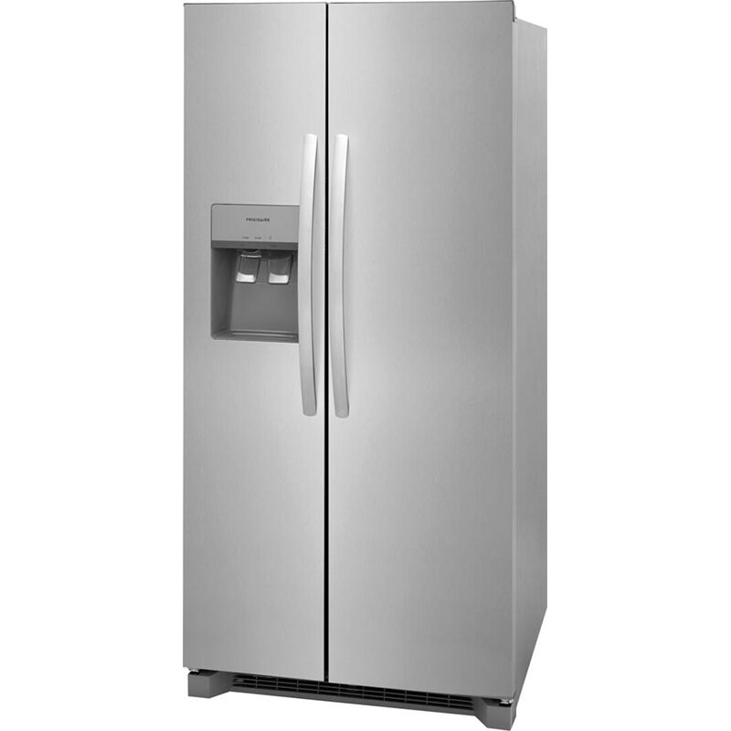 Frigidaire 33 in. 22.3 cu. ft. Side by Side Refrigerator with Ice & Water Dispenser - Stainless Steel, Stainless Steel, hires