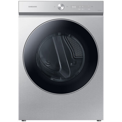 Samsung Bespoke 27 in. 7.6 cu ft. Smart Stackable Electric Dryer with AI Optimal Dry, Super Speed Dry, Sensor Dry, Sanitize & Steam Cycle - Silver Steel | DVE53BB8900T