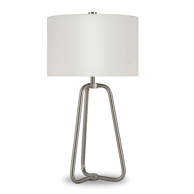 Hudson & Canal Marduk Table Lamp- Brushed Nickel | TL0002