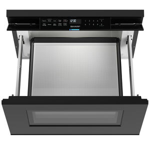 Sharp 24 in. 1.2 cu. ft. 950W Smart Drawer Microwave with Sensor Cooking - Black, , hires
