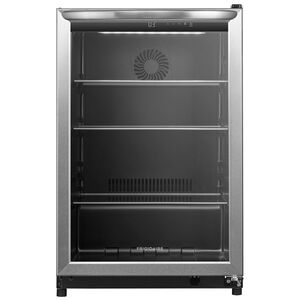 Frigidaire 22 in. 4.6 cu ft. Compact Beverage Center with Adjustable Shelves & Digital Control - Stainless Steel, , hires