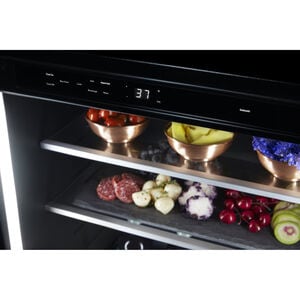 JennAir Noir 24 in. 5 cu. ft. Built-In Undercounter Refrigerator - Stainless Steel, , hires