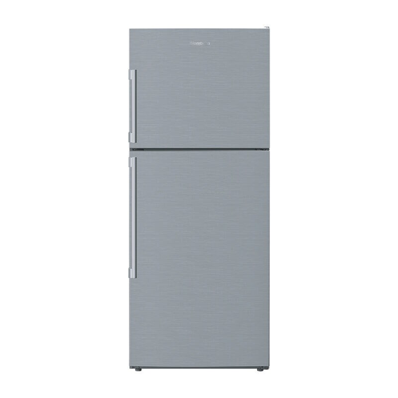 Blomberg 28 in. 13.5 cu. ft. Counter Depth Top Freezer Refrigerator with Ice Maker - Stainless Steel, , hires