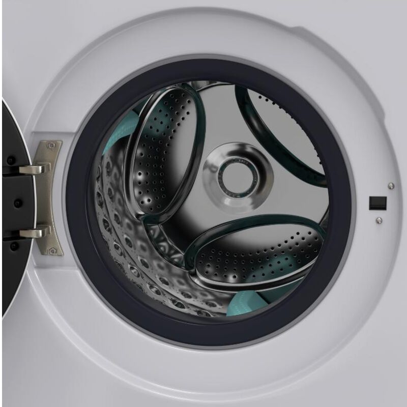Equator Max 24 in. 2.47 cu. ft. Electric Front Load Convertible (Vented/Ventless) All-in-One Combo with Pet Cycle, Sanitize Cycle & Sensor Dry - Silver, , hires