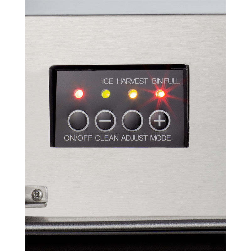 Summit 15 in. Built-In Undercounter Commercial-Use Ice Maker with 25 lb. Ice Storage, Auto-Defrost & Digital Control - Custom Panel Ready, , hires