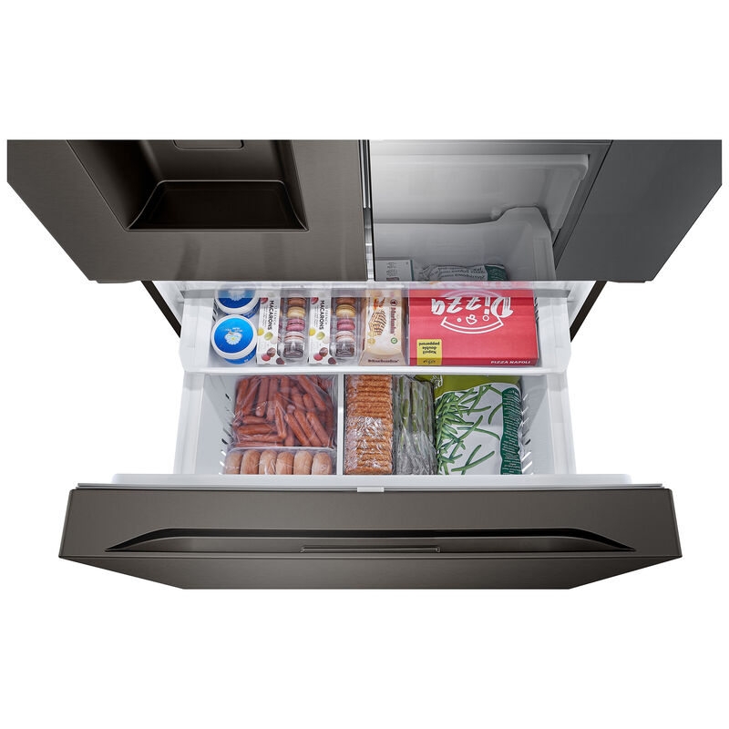 LG Instaview 36 in. 25.5 cu. ft. Smart Counter Depth French Door Refrigerator with External Ice & Water Dispenser - PrintProof Black Stainless Steel, PrintProof Black Stainless Steel, hires
