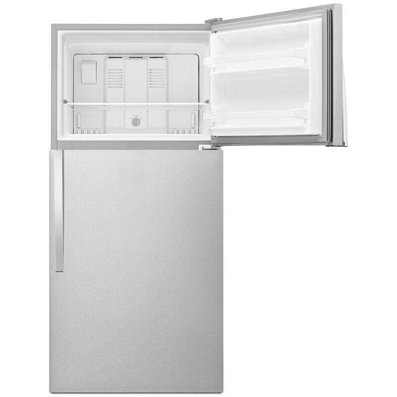 Whirlpool 30 in. 18.2 cu. ft. Top Freezer Refrigerator - Monochromatic Stainless Steel, Monochromatic Stainless Steel, hires