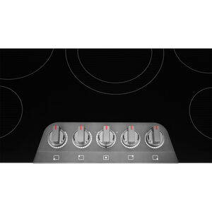 Frigidaire Gallery 36 in. 5-Burner Electric Cooktop with Simmer Burner & Power Burner - Black Stainless Steel, , hires