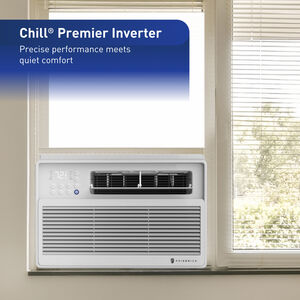 Friedrich Chill Premier Inverter Series 10,000 BTU 115V Smart Window Air Conditioner with 3 Fan Speeds, Remote Control - White, , hires