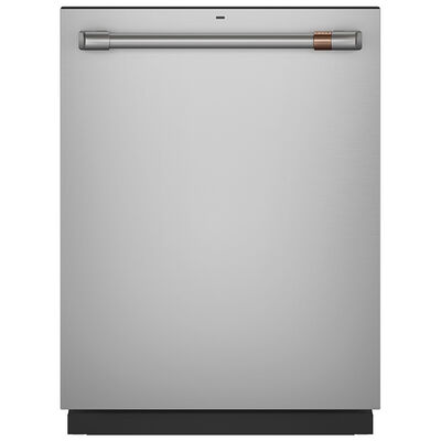 Cafe 24 in. Built-In Dishwasher with Top Control, 45 dBA Sound Level, 16 Place Settings, 5 Wash Cycles & Sanitize Cycle - Stainless Steel | CDT805P2NS1