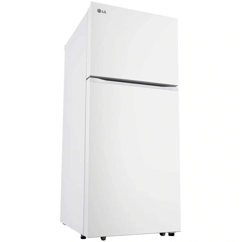 Lg white double door fridge on sale