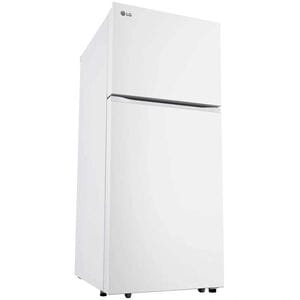 LG 28 in. 17.5 cu. ft. Garage Ready Top Freezer Refrigerator - White, White, hires