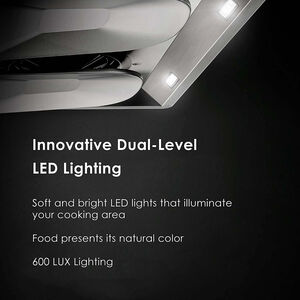 Fotile Pixie Air 30 in. Convertible Standard Style Range Hood with 850 CFM, 4 Fan Speeds & 2 LED Lights - Stainless Steel, , hires