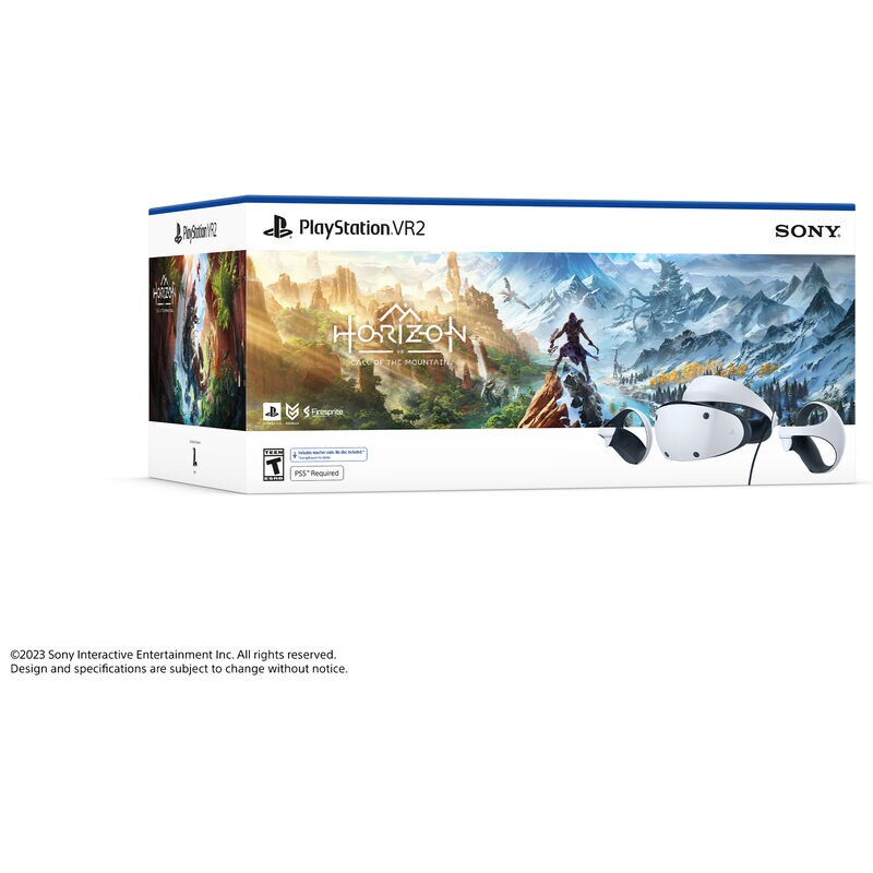 PlayStation VR2 Horizon: Call of the Mountain and Charging Station Bundle