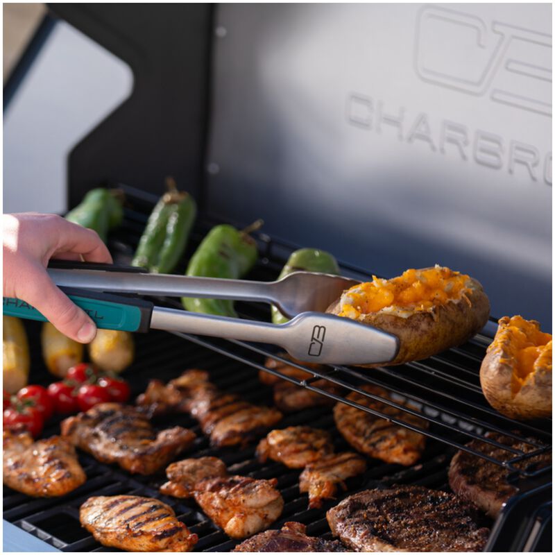 Char-Broil Performance 6-Burners Liquid Propane Gas Grill with Side Burner & Sear Burner - Grey and Stainless Steel, , hires