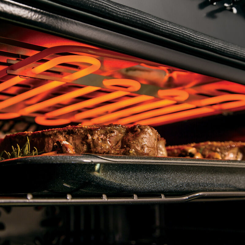 Cafe Professional Series 30 in. 10 cu. ft. Smart Top Control Electric Double Wall Oven with True European Convection - Stainless Steel, Stainless Steel, hires