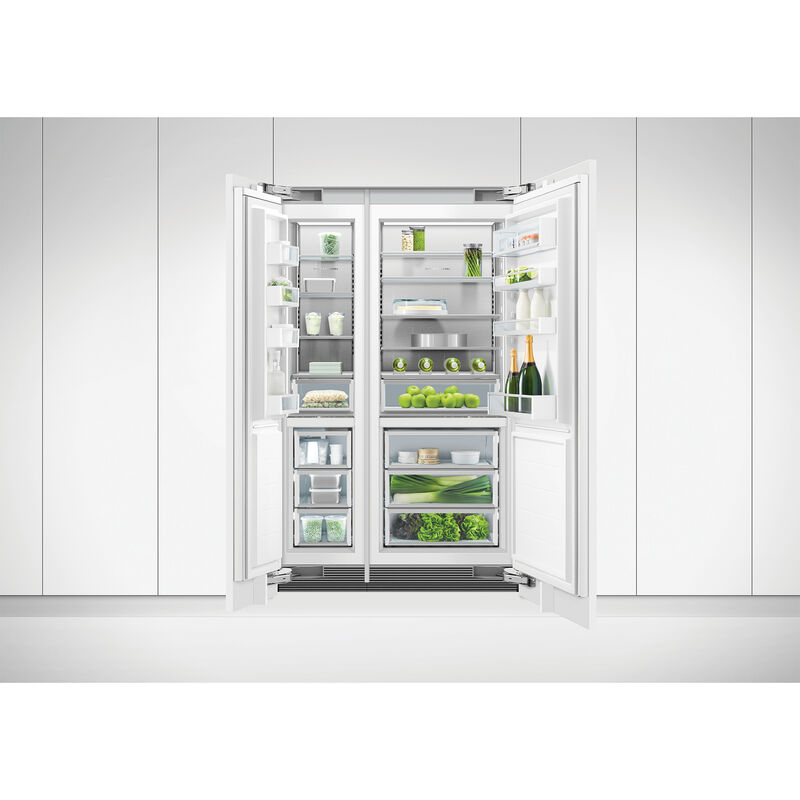 Fisher & Paykel Series 9 18 in. 7.8 cu. ft. Built-in 4-Drawers Compact Upright Freezer with Ice-Maker & Adjustable Shelves - Custom Panel Ready, , hires