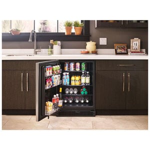 Whirlpool 24 in. 5.1 cu. ft. Undercounter Refrigerator - Fingerprint Resistant Stainless Steel, , hires