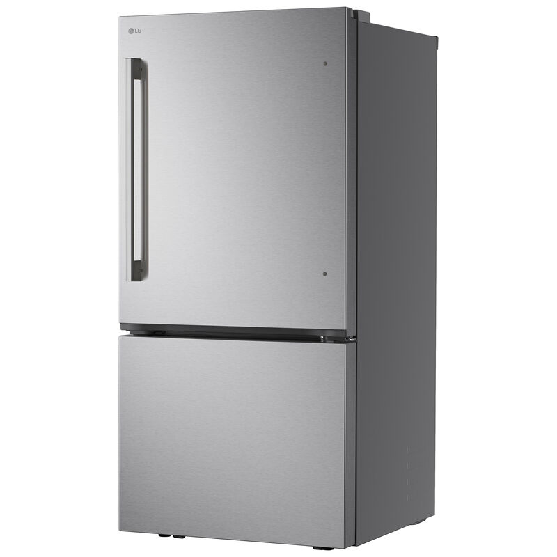 LG 33 in. 25.5 cu. ft. Smart Bottom Freezer Refrigerator with Ice Maker - PrintProof Stainless Steel, , hires