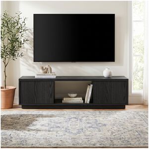 Preston & Cole Finnegan 58" Wide TV Stand for TVs up to 65" - Black Grain, , hires
