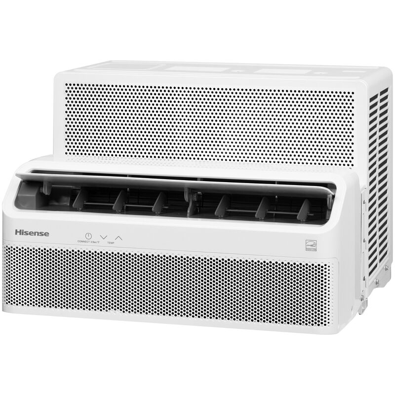 Hisense UltraSlim 12,000 BTU 115V Smart Energy Star Window Air Conditioner with Inverter, 3 Fan Speeds, Sleep Mode & Remote Control - White, , hires