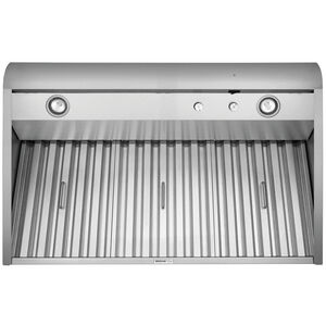 Broan Elite E60000 Series 30 in. Canopy Pro Style Range Hood with 650 CFM, Convertible Venting & 2 Halogen Lights - Stainless Steel, , hires