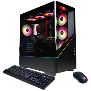 CyberPowerPC Gamer Supreme Desktop with AMD Ryzen 9 9950X3D2, 4.3 GHz, 16-Core CPU, NVIDIA GeForce RTX 5070, 12GB VRAM GPU, 32 GB RAM, 2 TB SSD & Windows 11 Home - Black, , hires