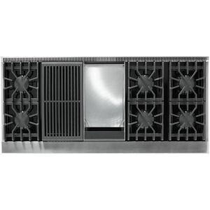 Viking 5 Series 60 in. 9.4 cu. ft. True European Convection Double Oven Dual Fuel Range with 6 Sealed Burners, Grill & Griddle - Stainless Steel - Natural Gas, Polished Chrome Trim Option, , hires