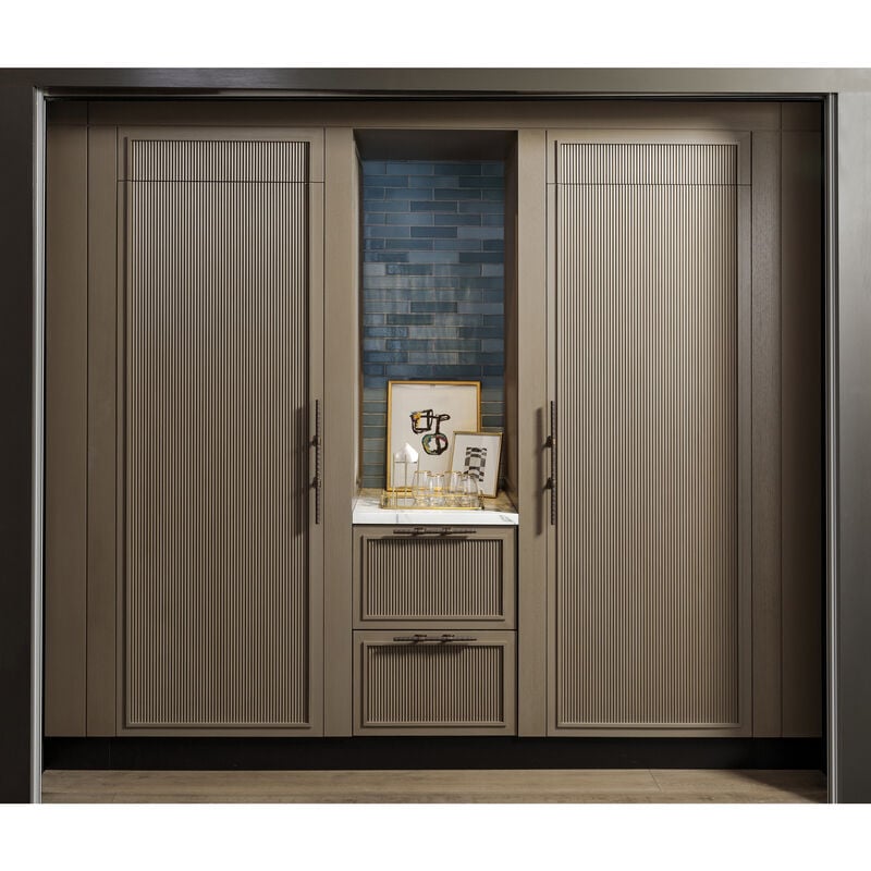 Monogram 30 in. 16.7 cu. ft. Built-in Smart Upright Freezer with Ice-Maker & Adjustable Shelves - Custom Panel Ready, , hires