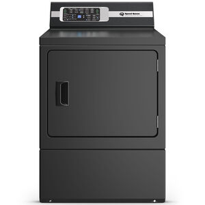 Speed Queen DR7 27 in. 7.0 cu. ft. Electric Dryer with Pet Plus Cycle, Sensor Dry, Sanitize & Steam Cycle - Matte Black, Matte Black, hires