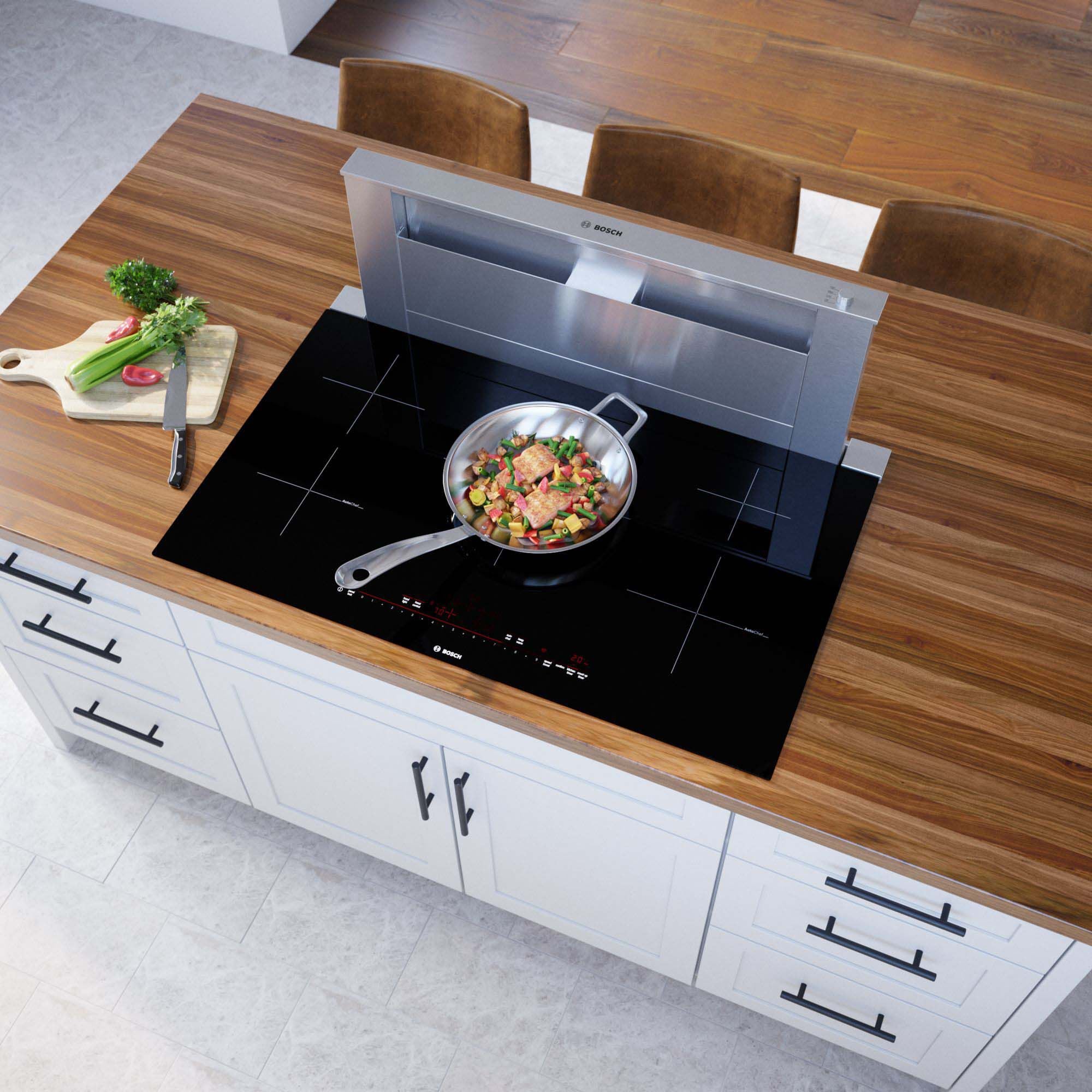Bosch hob with extractor cheap
