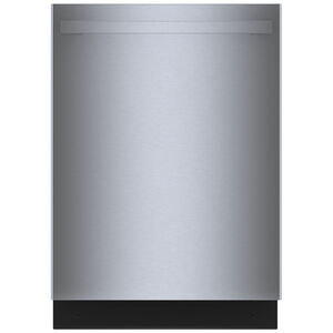 Bosch Benchmark 24 in. Smart Built-In Dishwasher with Top Control, 39 dBA Sound Level, 16 Place Settings, 9 Wash Cycles & Sanitize Cycle - Stainless Steel, , hires