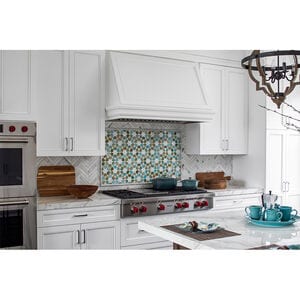 Wolf 48 in. 6-Burner LP Gas Rangetop with Griddle & Power Burner - Stainless Steel, , hires