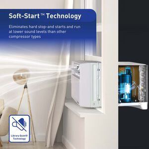Friedrich Chill Premier Series 15,000 BTU Smart Energy Star Window/Wall Air Conditioner with Inverter & Sleep Mode - White, , hires