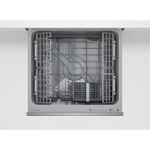 Fisher & Paykel Series 9 24 in. Smart Dishwasher with Top Control, 42 dBa Sound Level & Pocket - Stainless Steel, , hires