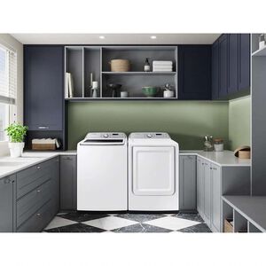 Samsung 27 in. 4.6 cu. ft. Smart Top Load Washer with ActiveWave Agitator & Active WaterJet - White, White, hires