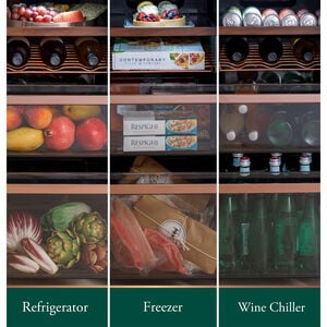 Cafe 36 in. 28.3 cu. ft. Smart 4-Door French Door Refrigerator with Internal Water AutoFill Pitcher - Platinum Glass, , hires