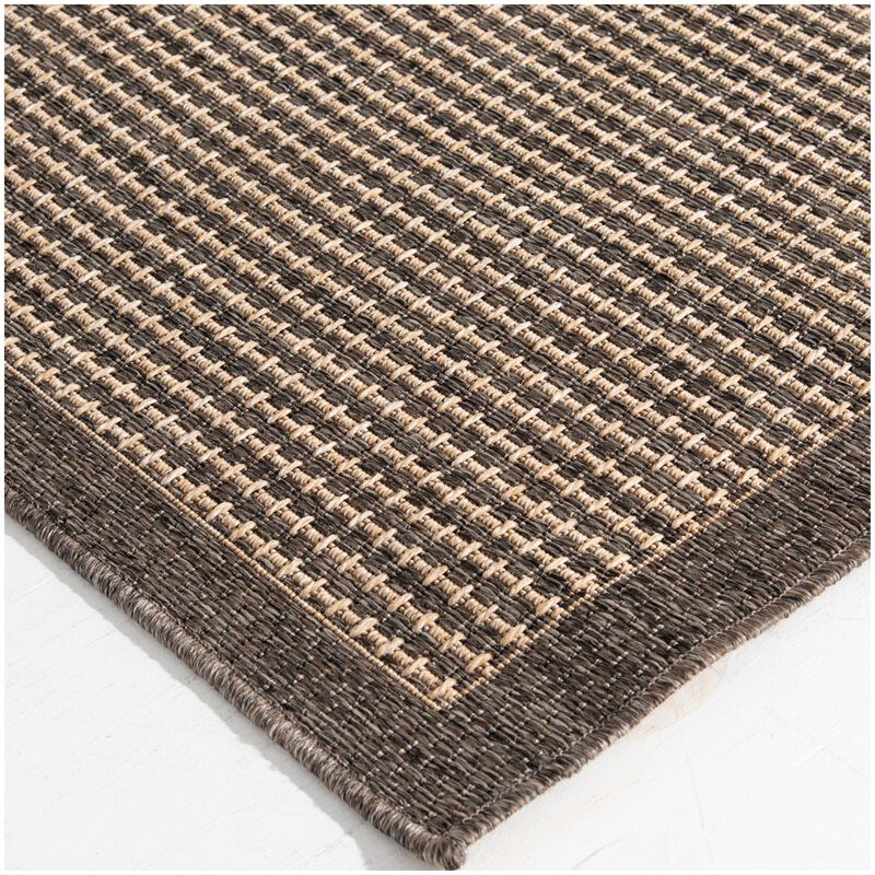Natco Santorini Collection Avola Outdoor Area Rug 7'10"x9'10" - Pebble/Natural, , hires