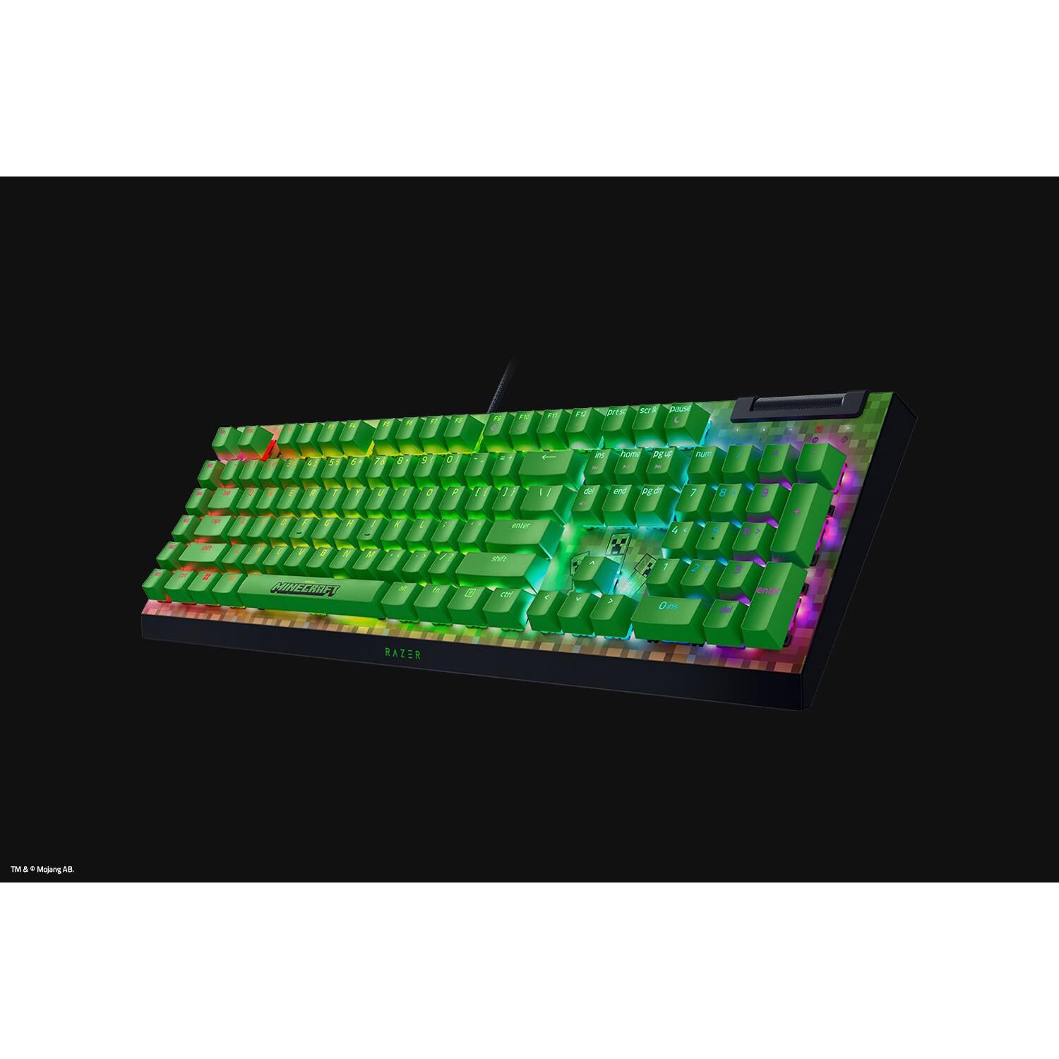 Razer BlackWidow V4 X - Mechanical Gaming Keyboard (Green Switch