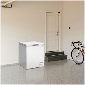 Avanti 25 in. 5.0 cu. ft. Garage-Ready Compact Chest Freezer - White, , hires