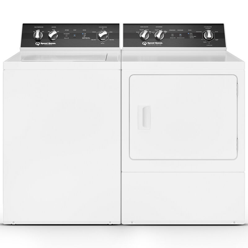 Speed Queen TR5 26 in. 3.2 cu. ft. Top Load Washer with Agitator & Perfect Wash - White, , hires