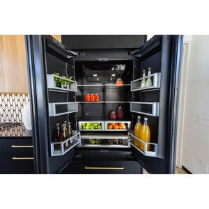 JennAir 36 in. 20.8 cu. ft. Built-In Counter Depth French Door Refrigerator with Ice Maker - Custom Panel Ready, , hires