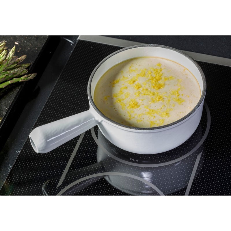 Cafe 36 in. 5-Burner Smart Electric Cooktop with Simmer Burner & Power Burner - Black, , hires