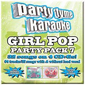 Party Tyme Karaoke GIRL POP PARTY PACK 7, , hires